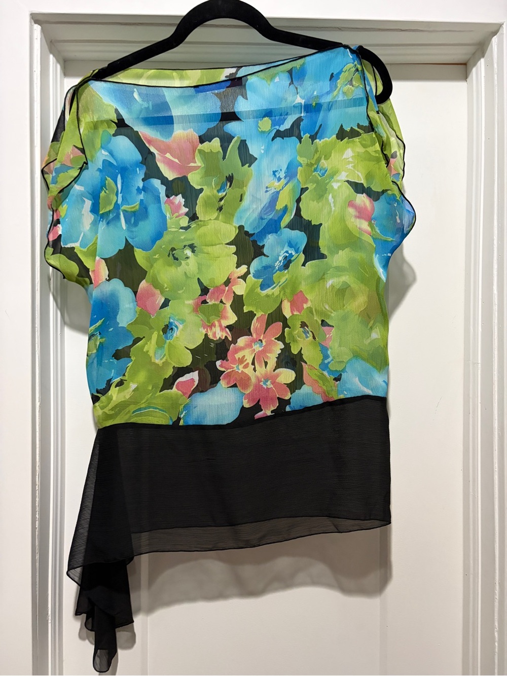 Smart Set Floral Sheer Top